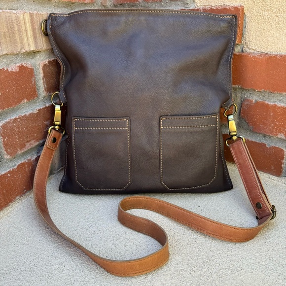 Percibal Artisian Leather Crossbody Fold-over bag | Etsy $155 - Picture 5 of 12